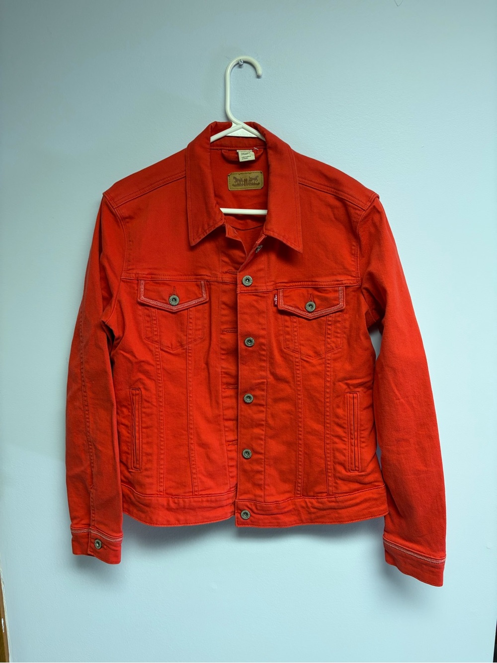 Levi’s Red Denim Jacket - Classic Button-Up